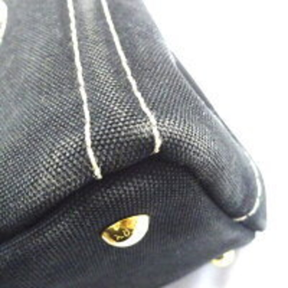 Prada tote bag shoulder Canapa black - Picture 10 of 11